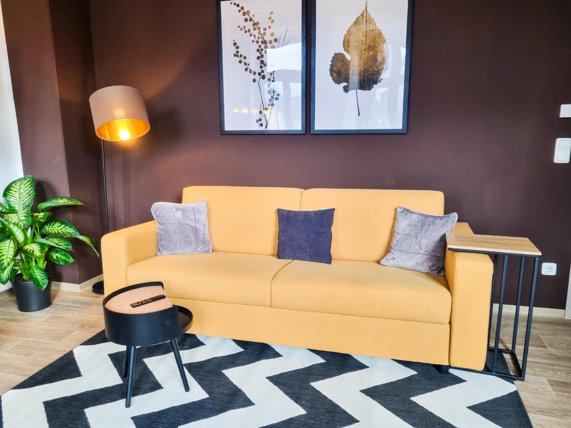 Maremar - Design Maisonette Altstadt - 4 Pers - 57Qm - Luxus Boxspringbett - Kueche - Arbeitsplatz - Privater Parkplatz Greiz Luaran gambar
